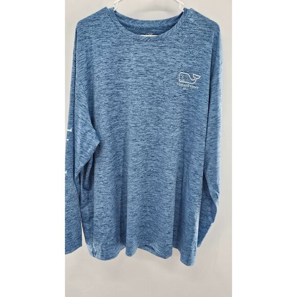 NWT Vineyard‎ Vines Men's Whale Harbor Performance Long Sleeve Shirt Size XXL - Picture 2 of 7